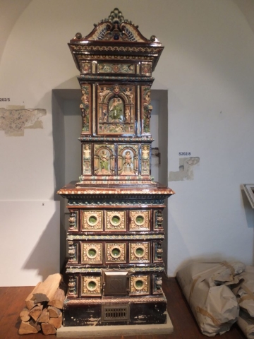 Pec bola postavená v expozícií múzea. Z dôvodu rekonštrukcie objektu bola rozobratá.