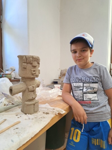 Maťo so svojím strašidlom