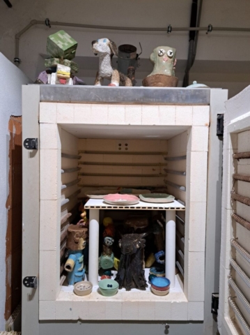 Pec počas vyberania hotových výrobkov