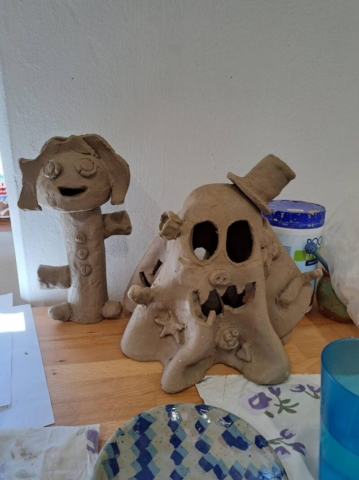 Barborkine a Veronikine strašidielka sú už hotové, teraz musia riadne uschnúť