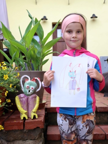 Maja so strašidielkom