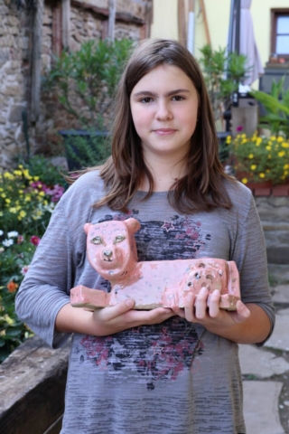 Nelka s rúžovým panterom