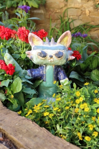 Terezkina mačka v kvetoch